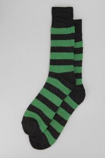 Hanlon Mills Rugby Stripe Boot Sock   Urban Outfitters