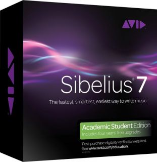 Sibelius 7 Academic Student  Musicians Friend