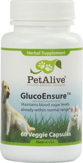 Native Remedies PetAlive® GlucoEnsure™    60 Veggie Capsules 