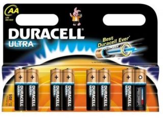 Duracell Ultra Power With Powercheck AA Batteries 8 Pack  Ebuyer
