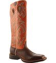 Orange Mens Cowboy Boots      