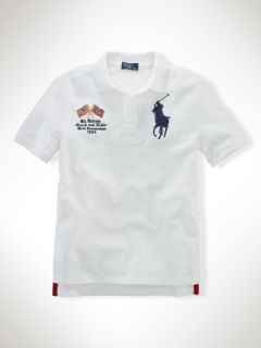 Classic Fit Great Britain Polo   Boys 8 20 Polos   RalphLauren
