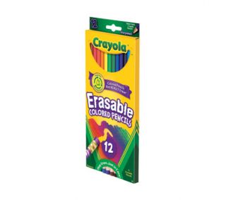 Crayola Erasable Colored Pencils, 12pk