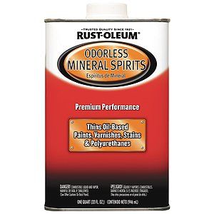 RUST OLEUM Mineral Spirits,1 qt.   4YLF2    Industrial Supply