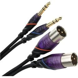 Monster Cable DJ Cable Dual XLR Male to TRS  GuitarCenter 