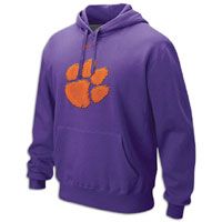 Nike College Big Logo Fleece Hoodie   Mens   Clemson   Purple 