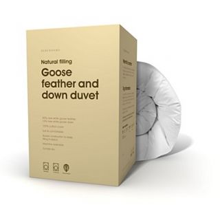 Goose feather & down 13.5 all seasons duvet (9 & 4.5 tog)   Duvets 