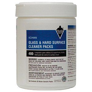 PAK IT, LLC Glass and Surface Cleaner,2.7g,Blue,PK20   5CHW8 