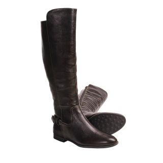 Sofft Claremont Equestrian Style Boots   Leather (For Women) in Dark 