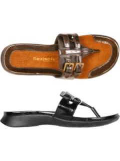 FASHION BUG   Flexisole® buckle trim sandals  