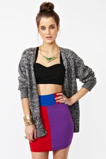 Rainbow Colorblock Skirt in Clothes at Nasty Gal 