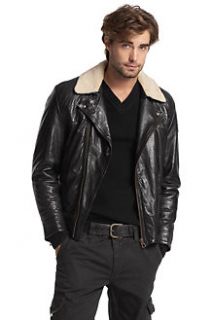Find high quality leather jackets for men from HUGO BOSS