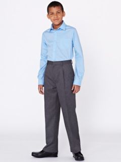 Top Class Boys School Uniform Pleat Front Trousers (2 pack) Very.co.uk