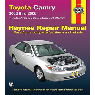 Image of Toyota Camry 02 06 Repair Manual by Haynes   part# 92008