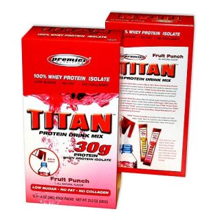 Buy the Premier™ Nutrition Titan Protein Drink Mix Fruit Punch on 