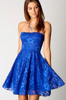 Home > Collections > Prom Shop > Lulu Lace Bandeau Skater Dress