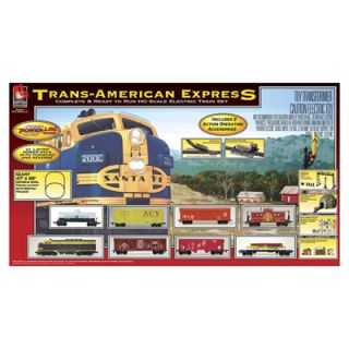 Life Like Trains Trans American Express Electric Train Set