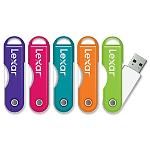 Lexar™ JumpDrive® TwistTurn USB Flash Drive, 16GB, Assorted Colors 