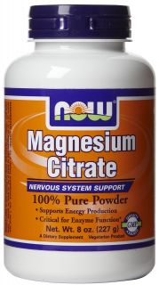 NOW Foods Magnesium Citrate Powder   