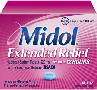 Midol Extended Relief Caps, Menstrual Pain Relief 24 ct   Best Price