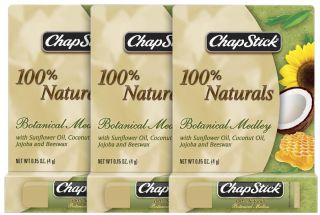 Chapstick 100% Naturals Lip Balm, Botanical Medley   