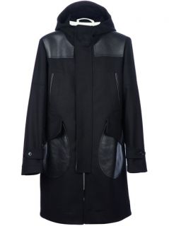 Alexander Mcqueen Leather Patch Coat   Smets   farfetch 