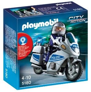 PLAYMOBIL 5180 Polizeimotorrad mit Blinklicht, PLAYMOBIL®   myToys.de