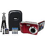 Vivitar iTwist 12.1 MP Digital Camera Package Red