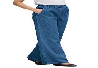 Plus Size Petite jean, wide leg  Plus Size Petite Pants & Skirts 