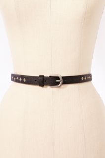Cross Stitched Skinny Belt in Accessories Belts at Nasty Gal 