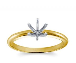 Classic Six Prong Engagement Ring in 18k Yellow Gold  Blue Nile