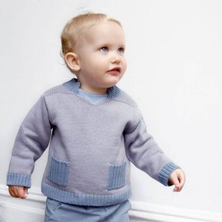 boys chunky pocket jumper by toffee moon  