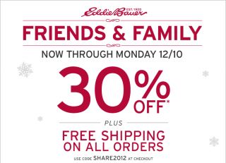 30% Off For Friends & Family. Plus, All Orders Ship Free