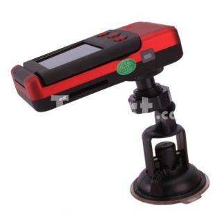 10 LED IR Night Vision Wide Angle 140° Car DVR Video Recorder Red 
