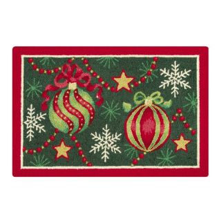 Hooked Christmas Rugs at Brookstone—Buy Now