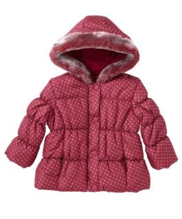 Mothercare Spotty Padded Coat With Hood   coats & jackets   Mothercare