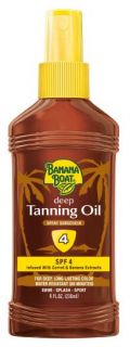 Banana Boat Dark Tanning Oil Spray SPF 4 Sunscreen   