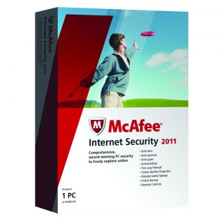 McAfee Internet Security 2011 1 User  Maplin Electronics 