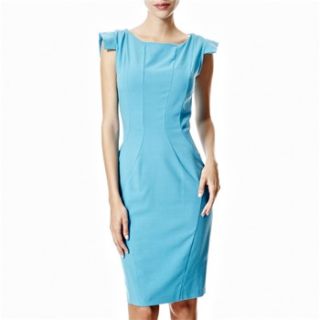 Closet Blue Panelled Pencil Dress
