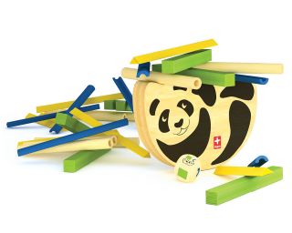 PANDABO   BALANCING GAME  Pandabos, Stacking, Balance Game, Bamboo 