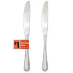 Stainless Steel Classic Pattern Dinner Spoons, 2 ct. Packs