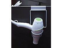 product thumbnail of Over the Cabinet Door Folding Hair Dryer Holder