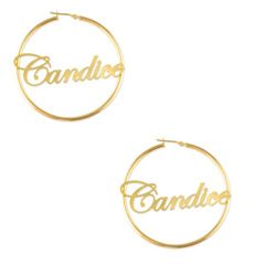 Personalized Earrings   Personalized Hoop & Name Earrings from Zales