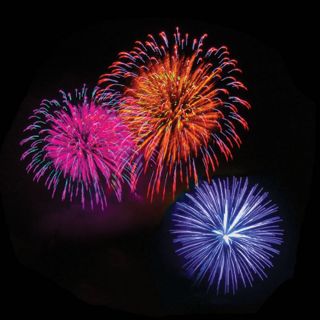 The Handheld Fireworks Light Show Projector   Hammacher Schlemmer 