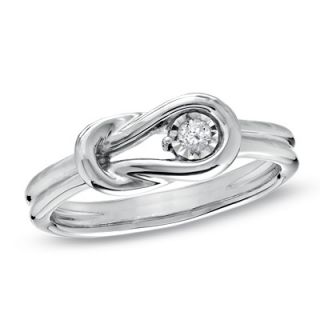Diamond Accent Everlon™ Promise Ring in Sterling Silver   View All 