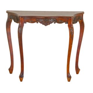 Carved Scalloped Wall Table at Brookstone—Buy Now