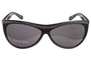 Gucci 3015 Shiny Black  Gucci Sunglasses   Coastal Contacts 