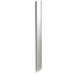 Ivory Shade Brushed Steel Plug In Swing Arm Wall Lamp   