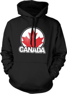 Canada Circle Maple Leaf Canadian Country Nationality Pride Hoodie 