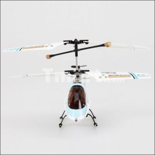 SH 6023 1 3 Channel Infrared Remote Control Helicopter with Gyro Blue 